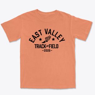 East Valley Athletes For Christ Track and Field Premium Heavyweight T-shirt