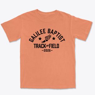Galilee Baptist Academy Track and Field Premium Heavyweight T-shirt