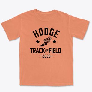 Hodge Elementary School Track and Field Premium Heavyweight T-shirt