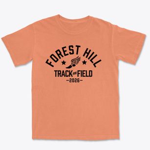 Forest Hill Elementary School Track and Field Premium Heavyweight T-shirt