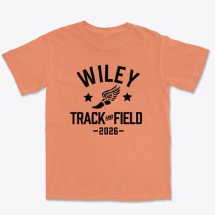 Wiley Elementary School Track and Field Premium Heavyweight T-shirt
