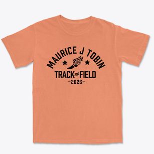 Maurice J Tobin Elementary School Track and Field Premium Heavyweight T-shirt