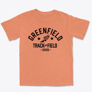 Greenfield Elementary School Track and Field Premium Heavyweight T-shirt