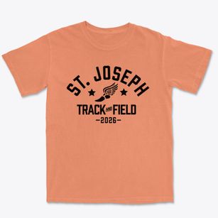 Saint Joseph Catholic Junior High School Track and Field Premium Heavyweight T-shirt
