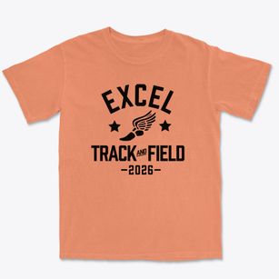 Excel Charter Academy Track and Field Premium Heavyweight T-shirt