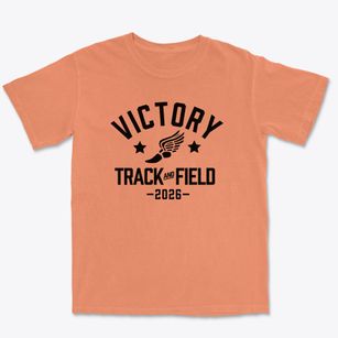 Victory Christian Academy Track and Field Premium Heavyweight T-shirt