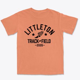 Littleton Senior High School Track and Field Premium Heavyweight T-shirt