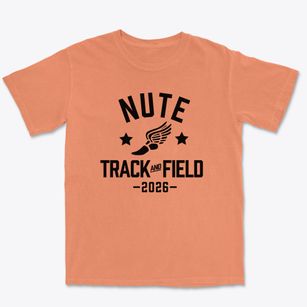 Nute High School Track and Field Premium Heavyweight T-shirt