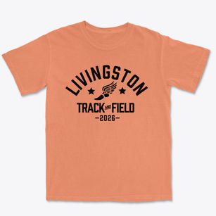 Livingston Elementary School Track and Field Premium Heavyweight T-shirt