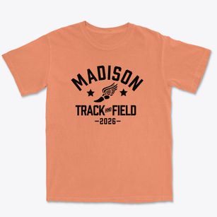 Madison Middle School Track and Field Premium Heavyweight T-shirt