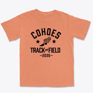 Cohoes Middle School Track and Field Premium Heavyweight T-shirt