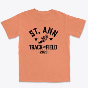 Saint Ann School Track and Field Premium Heavyweight T-shirt