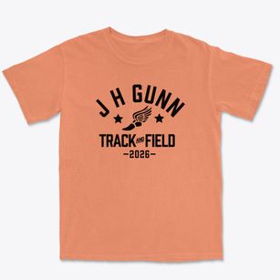 J H Gunn Elementary School Track and Field Premium Heavyweight T-shirt
