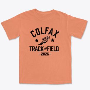 Colfax Elementary School Track and Field Premium Heavyweight T-shirt