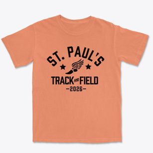 St. Paul's Episcopal School Track and Field Premium Heavyweight T-shirt