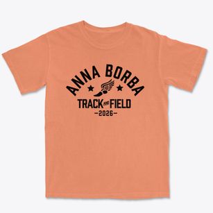 Anna Borba Elementary School Track and Field Premium Heavyweight T-shirt