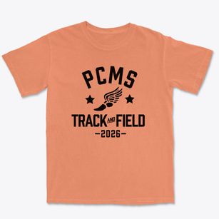 Pcms Track and Field Premium Heavyweight T-shirt