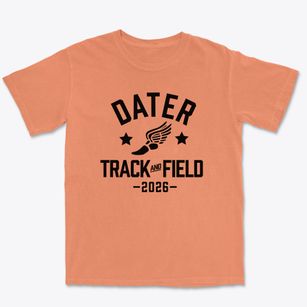 Dater High School Track and Field Premium Heavyweight T-shirt
