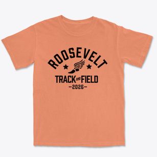 Roosevelt Elementary School Track and Field Premium Heavyweight T-shirt