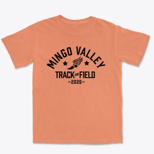 Mingo Valley Christian School Track and Field Premium Heavyweight T-shirt