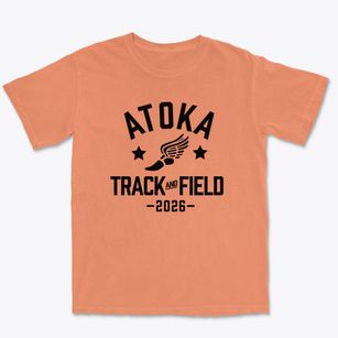 Atoka Elementary School Track and Field Premium Heavyweight T-shirt
