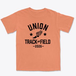 Union Baptist Christian School Track and Field Premium Heavyweight T-shirt
