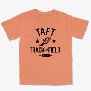 Taft High School Track and Field Premium Heavyweight T-shirt