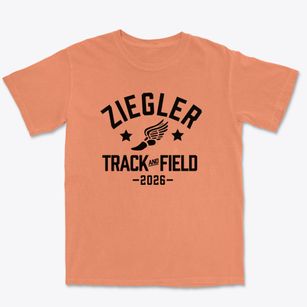 Ziegler Elementary School Track and Field Premium Heavyweight T-shirt