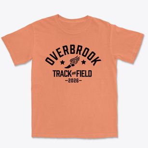 Overbrook Middle School Track and Field Premium Heavyweight T-shirt