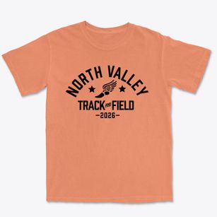 North Valley Christian School Track and Field Premium Heavyweight T-shirt