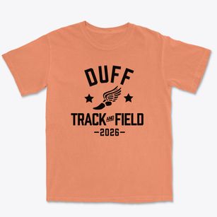Duff Elementary School Track and Field Premium Heavyweight T-shirt