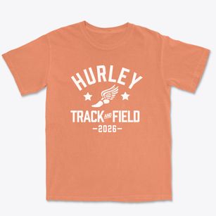 Hurley Elementary School Track and Field Premium Heavyweight T-shirt