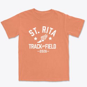 St. Rita Of Cascia High School Track and Field Premium Heavyweight T-shirt