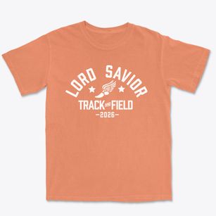Lord & Savior Lutheran School Track and Field Premium Heavyweight T-shirt