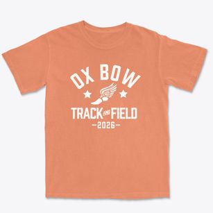 Ox Bow Elementary School Track and Field Premium Heavyweight T-shirt