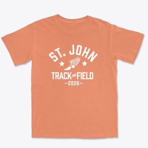 Saint John Elementary School Track and Field Premium Heavyweight T-shirt