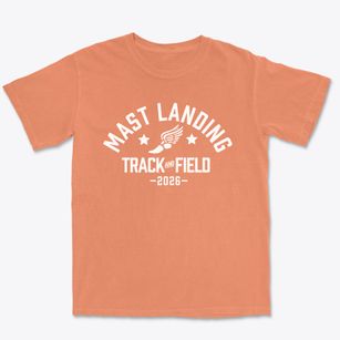 Mast Landing School Track and Field Premium Heavyweight T-shirt
