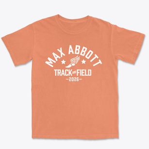 Max Abbott Middle School Track and Field Premium Heavyweight T-shirt
