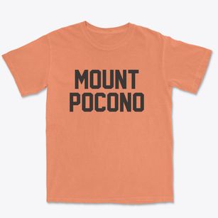Mount Pocono Pennsylvania Classic Block Premium Heavyweight T-shirt