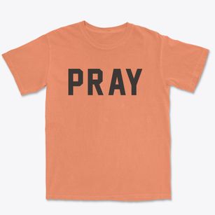 Pray Montana Classic Block Premium Heavyweight T-shirt