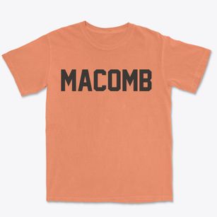 Macomb Illinois Classic Block Premium Heavyweight T-shirt