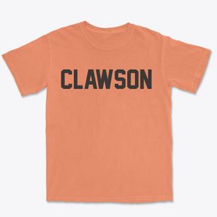 Clawson Michigan Classic Block Premium Heavyweight T-shirt