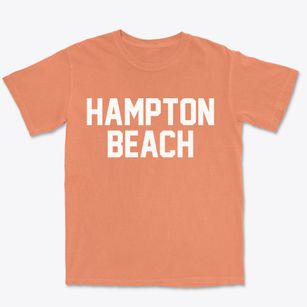 Hampton Beach New Hampshire Classic Block Premium Heavyweight T-shirt