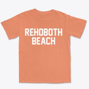 Rehoboth Beach Delaware Classic Block Premium Heavyweight T-shirt