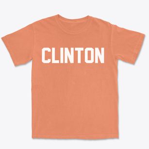 Clinton Iowa Classic Block Premium Heavyweight T-shirt
