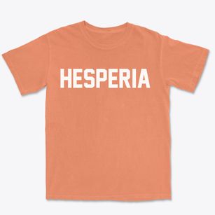Hesperia Michigan Classic Block Premium Heavyweight T-shirt