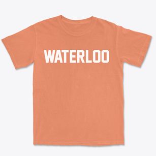 Waterloo Nebraska Classic Block Premium Heavyweight T-shirt
