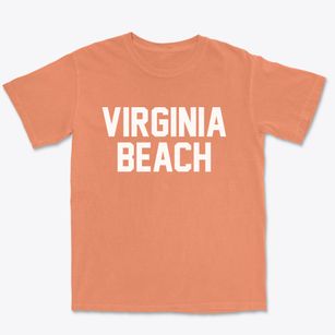 Virginia Beach Virginia Classic Block Premium Heavyweight T-shirt