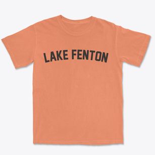 Lake Fenton Michigan Classic Curve Premium Heavyweight T-shirt