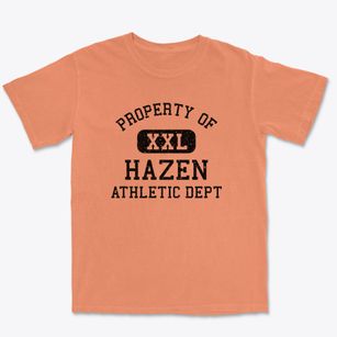 Hazen North Dakota Athletic Dept Premium Heavyweight T-shirt